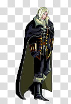 Alucard, Castlevania sprite transparent background PNG clipart