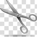 Oxygen Refit, edit-cut, grey scissors illustration transparent background PNG clipart