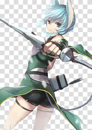 Sinon (ALO) Render transparent background PNG clipart thumbnail