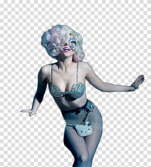 Lady Gaga Markus Klinko and Indrani, Lady Gaga wearing masquerade mask transparent background PNG clipart