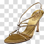 fashion shoes icons , , unpaired gold-colored open-toe ankle-strap heel transparent background PNG clipart
