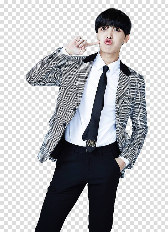 Jhope, man standing on focus transparent background PNG clipart