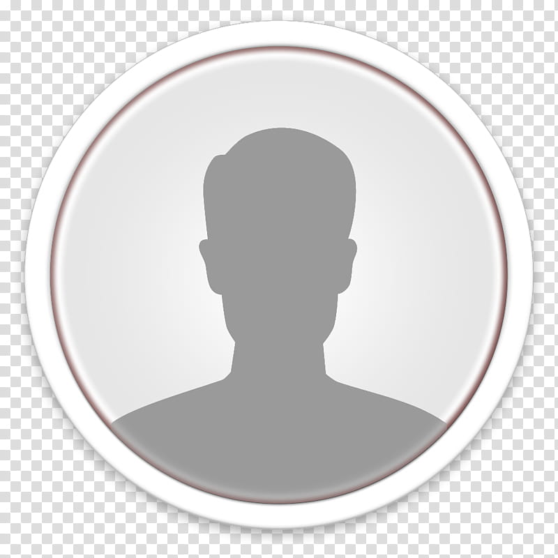 ORB OS X Icon, man's profile icon inside white circle transparent background PNG clipart