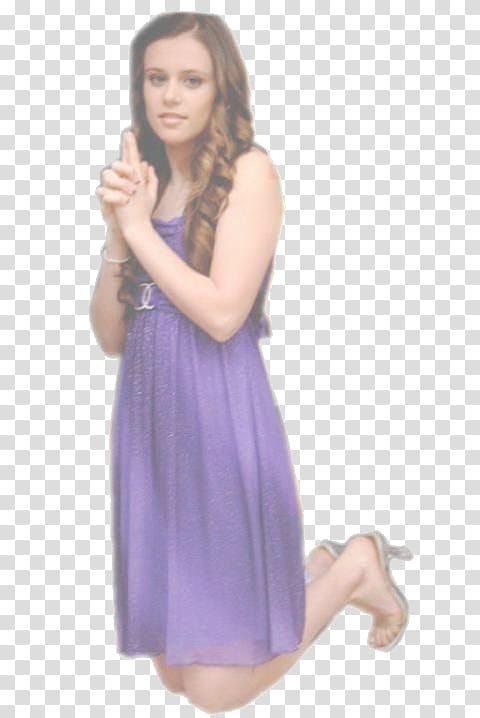 Caitlin Beadles, woman in purple sleeveless dress kneeling transparent background PNG clipart
