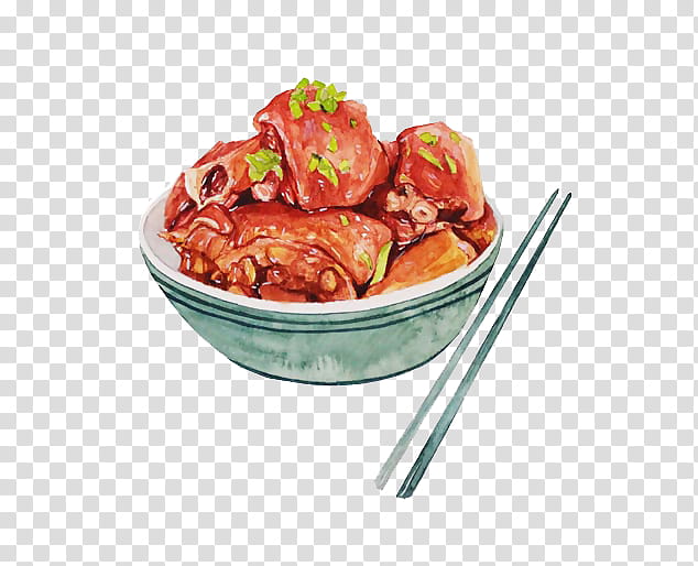 Rice, Red Braised Pork Belly, Zongzi, Japanese Cuisine, Food, Cooked Rice, Noodle, Bowl transparent background PNG clipart