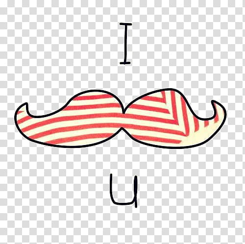 MOUSTACHES, red and white striped mustache transparent background PNG clipart