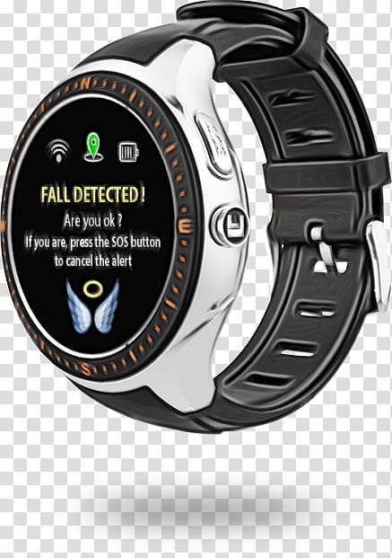 Watch, Watercolor, Paint, Wet Ink, Gps Navigation Systems, Laipac Technology Inc, Smartwatch, Wearable Technology transparent background PNG clipart