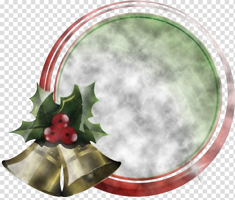 Christmas decoration, Holly, Leaf, Plant, Bell, Poinsettia, Christmas Ornament, Metal transparent background PNG clipart