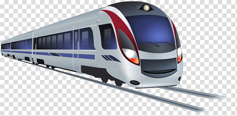 High Speed Train Clipart Hd PNG, Vehicle High Speed Rail Illustration, Hand  Draw, Cartoon, Traffic PNG Image For Free Download
