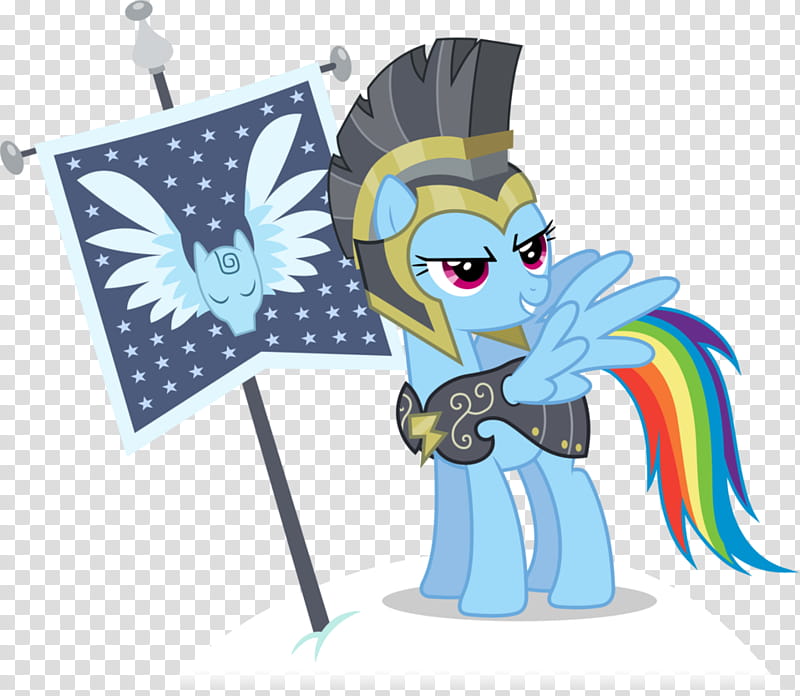 Commander Hurricane, blue My Little Pony character illustration transparent background PNG clipart