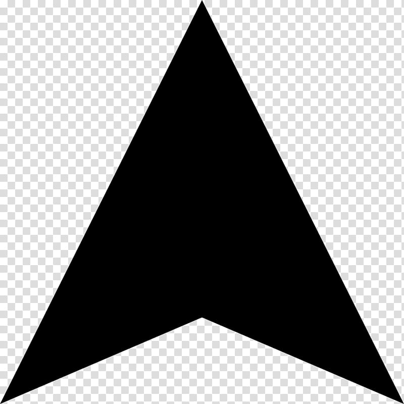 Computer Arrow, Symbol, Unicode, Triangle, Arrowhead, Sign, Black, Line transparent background PNG clipart