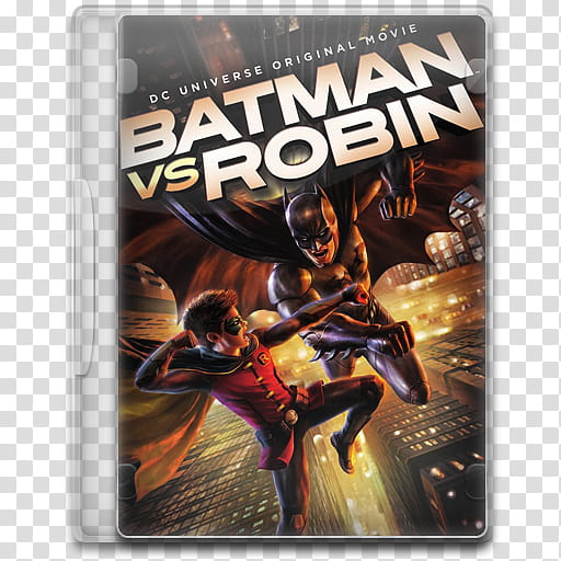 Movie Icon , Batman vs Robin transparent background PNG clipart