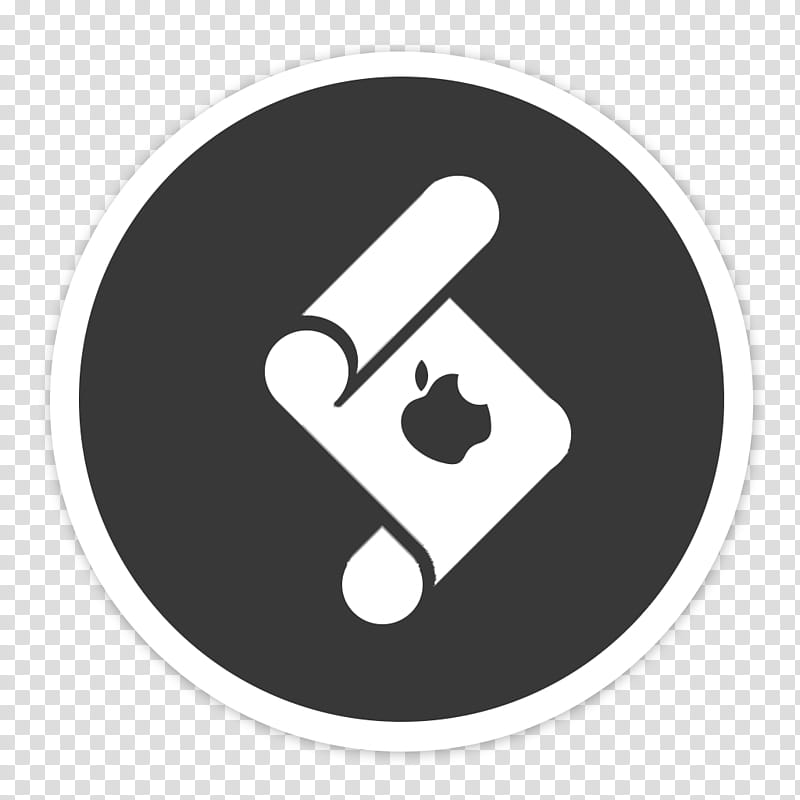 Flader  default icons for Apple app Mac os X, Applescript, white Apple note illustration transparent background PNG clipart