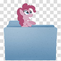 MLP FiM Mac Folder Icons, Pinkie Peek transparent background PNG clipart