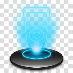 Holographic Icon v  , Music player transparent background PNG clipart