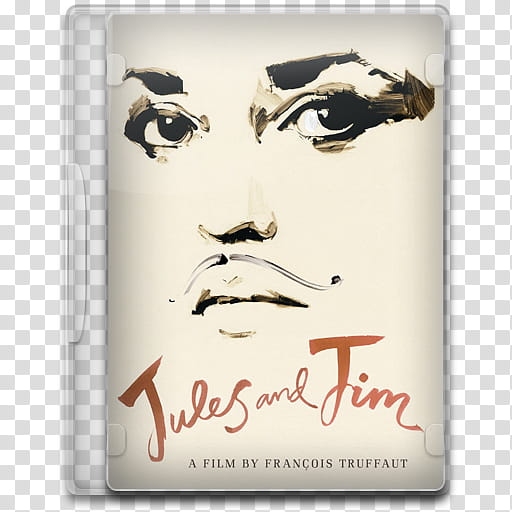 Movie Icon Mega , Jules and Jim, Jules and Jim DVD case cover transparent background PNG clipart