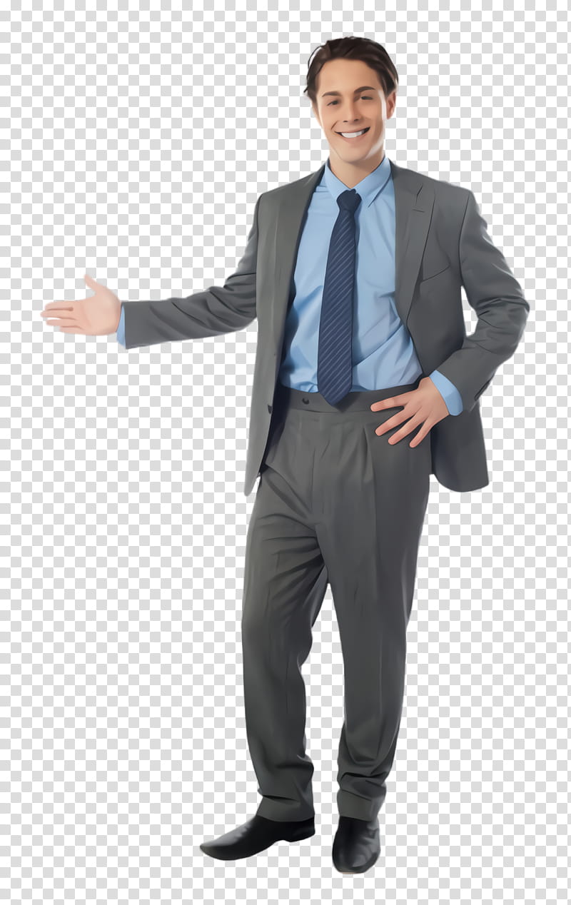 standing suit clothing formal wear gentleman, Male, Whitecollar Worker, Businessperson, Outerwear transparent background PNG clipart