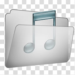 Grey Icon Update, folder_music transparent background PNG clipart