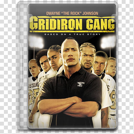 Movie Icon Mega , Gridiron Gang, Gridiron Gang movie case transparent background PNG clipart