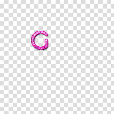 abecedario, pink G glitter art transparent background PNG clipart