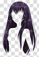 Bases Y Ropa de Sucrette Actualizado, purple female anime hair piece illustration transparent background PNG clipart