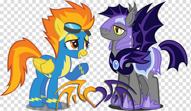 Spitfire and Right Hoof Night Guard, My Little Pony illustration transparent background PNG clipart