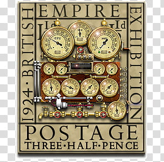 Eric Gill Stamp Control Panel Icon MkII, gill-control-panel transparent background PNG clipart