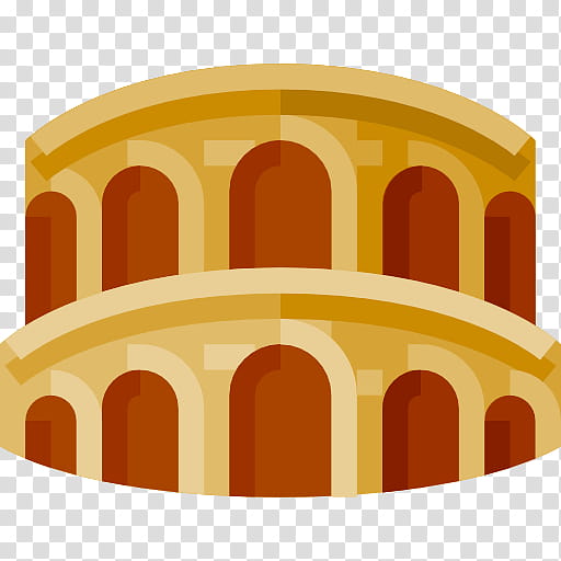 City Logo, Verona Arena, Architecture, Yellow, Orange, Column transparent background PNG clipart