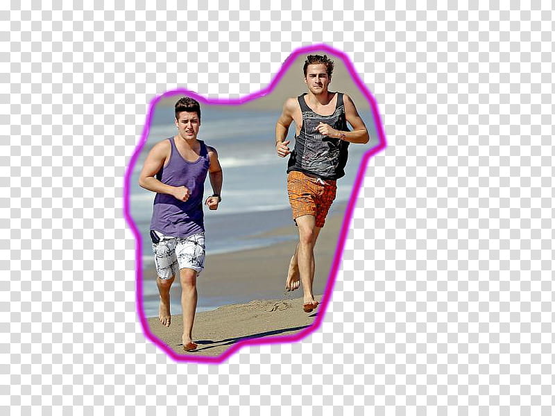 Big time rush en la playa transparent background PNG clipart