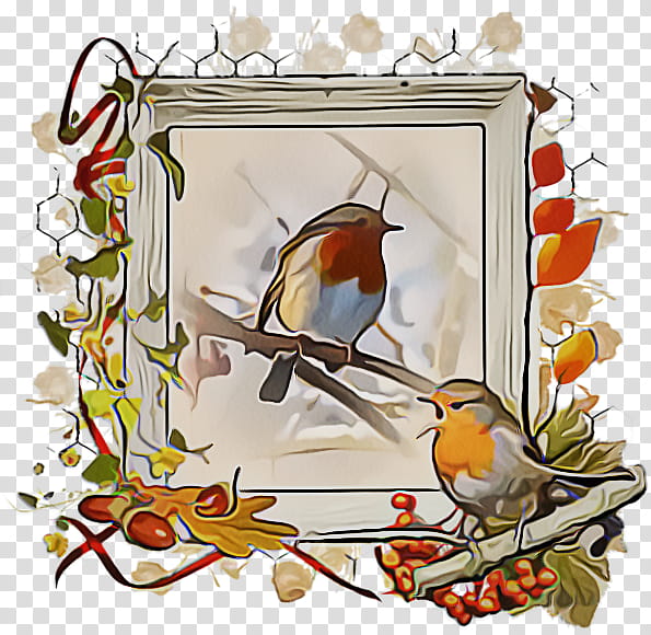 Old Frames, European Robin, Frames, Creativity, Beak, Bird, Songbird, Perching Bird transparent background PNG clipart