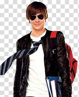 Zack Efron, man carrying books transparent background PNG clipart