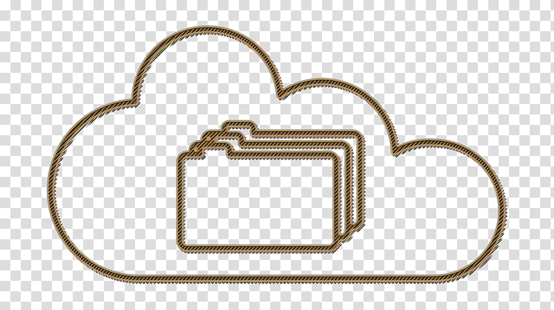 cloud icon data icon files icon, Information Icon, Storage Icon, Lock, Metal transparent background PNG clipart