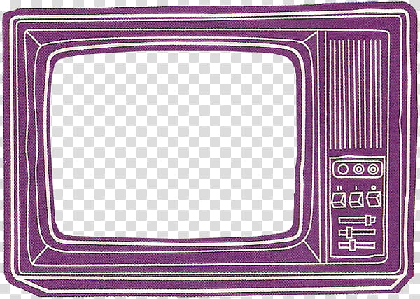 frames , black CRT TV illustration transparent background PNG clipart