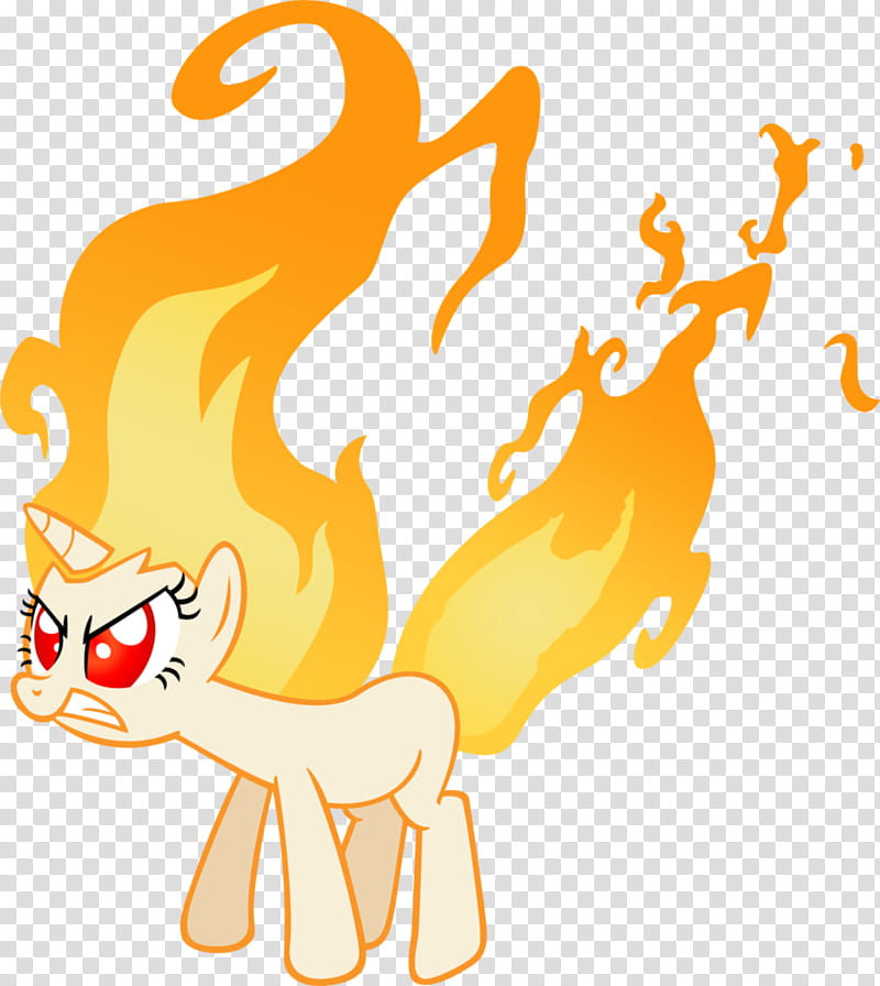 Twilight Rage, fiery unicorn illustration transparent background PNG clipart