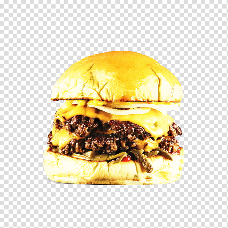 Junk Food, Cheeseburger, Buffalo Burger, Cheesesteak, Veggie Burger, Slider, Breakfast Sandwich, Hamburger transparent background PNG clipart