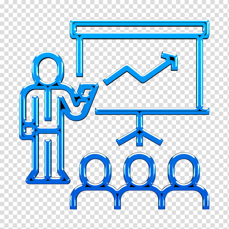 work icon seminar icon startup and new business icon blue text line electric blue symbol transparent background png clipart hiclipart work icon seminar icon startup and new