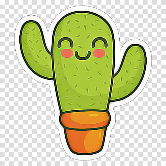 Cactus, Green, Cartoon, Vegetable, Carrot, Plant, Side Dish, Finger transparent background PNG clipart