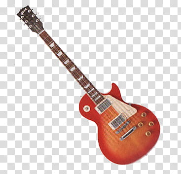 magcut, Les Paul Gibson guitar transparent background PNG clipart