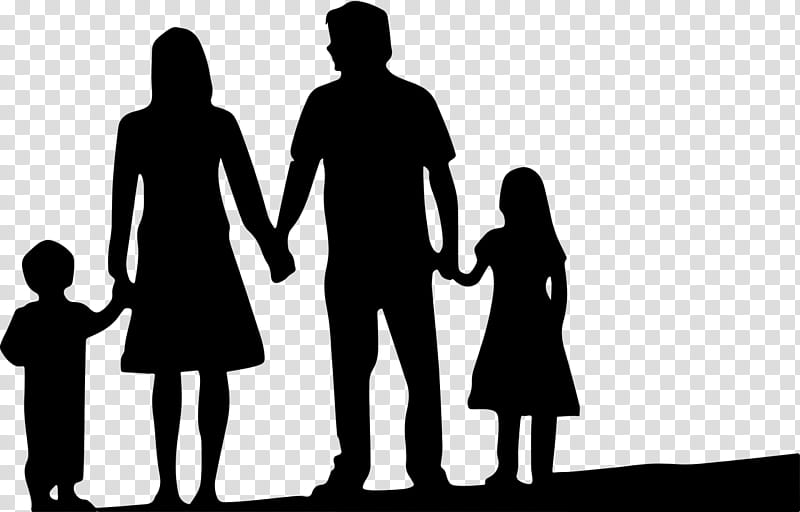 Group Of People, Family, Silhouette, Nuclear Family, Child, Son, People In Nature, Social Group transparent background PNG clipart