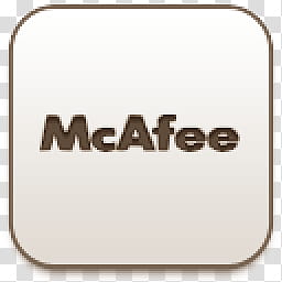 Albook extended sepia , McAfee icon transparent background PNG clipart