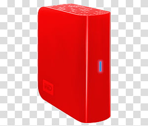 Western Digital Ext Hard Drive, WD-My-Book-2-Red-Rashy transparent background PNG clipart thumbnail
