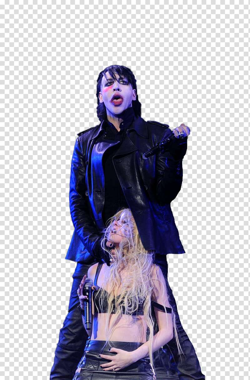 Marilyn Manson and Taylor Momsen HQ  transparent background PNG clipart