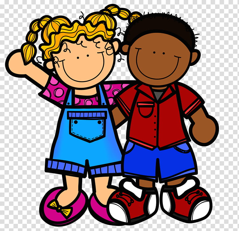 primary school children clipart black