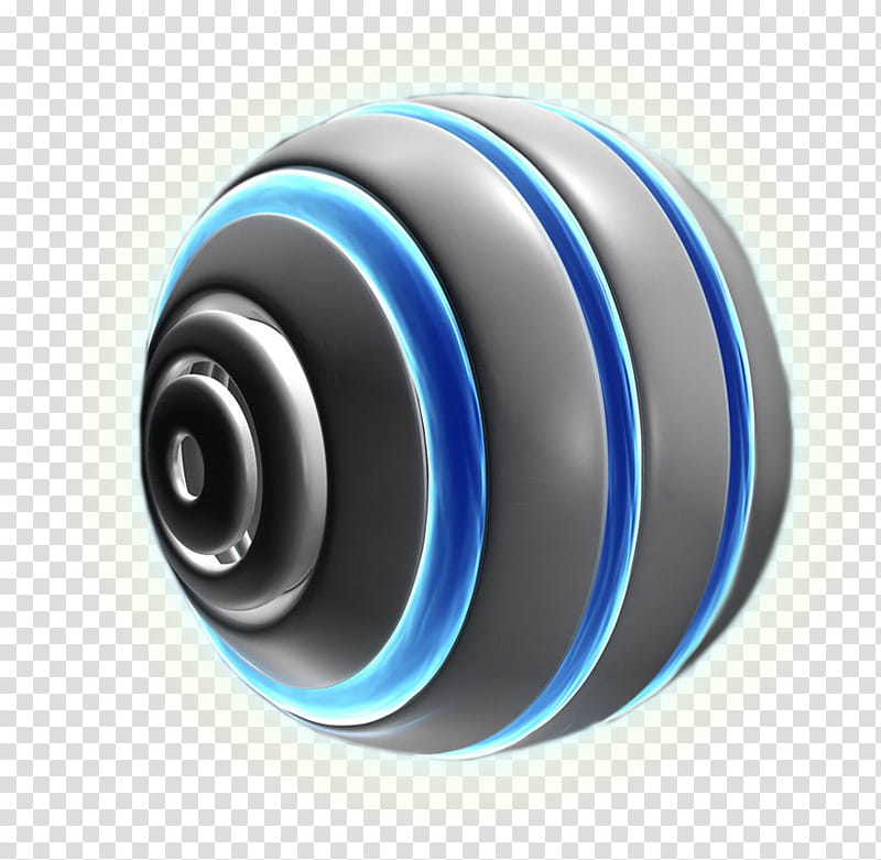 Future, gray and blue sphere transparent background PNG clipart