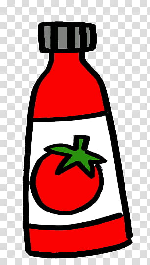 My Fast Food , tomato ketchup bottle drawing transparent background PNG clipart