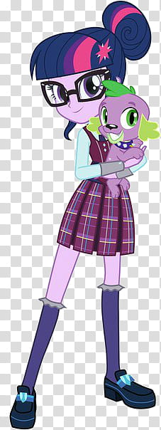 Eqg Twilight And Spike Fg transparent background PNG clipart