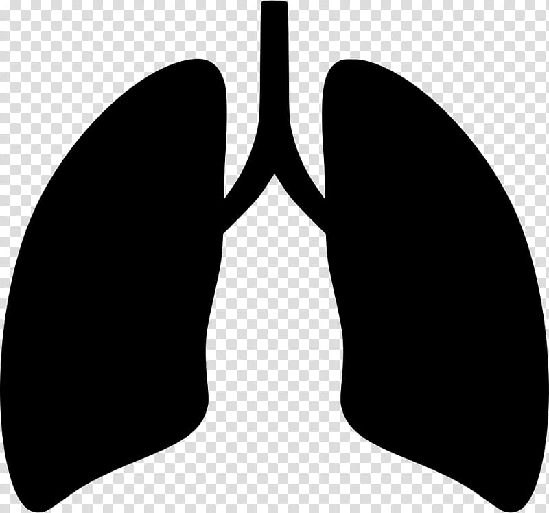 Icon, Breathing, Lung, Lung Cancer, Share Icon, Health, Medicine, Blackandwhite transparent background PNG clipart