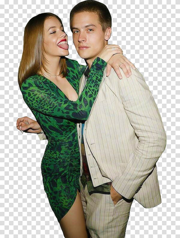 , BARBARA PALVIN E DYLAN SPROUSE, DARBARA () transparent background PNG clipart