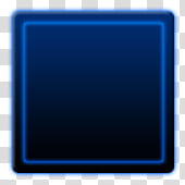 Blueminate GuiKit, square blue icon transparent background PNG clipart