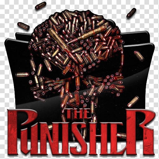 Marvel The Punisher Netflix Folder icon, Marvel's The Punisher transparent background PNG clipart